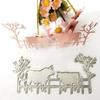 Farm Animal Die Cuts Metal Cutting Dies Embossing Template Easter Supplies for Girl Kid DIY Scrapbooking Craft Gift Card