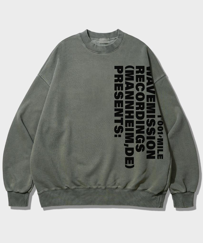 Deomail Wavemission Mile Sweat Mtm_Pigment Khaki