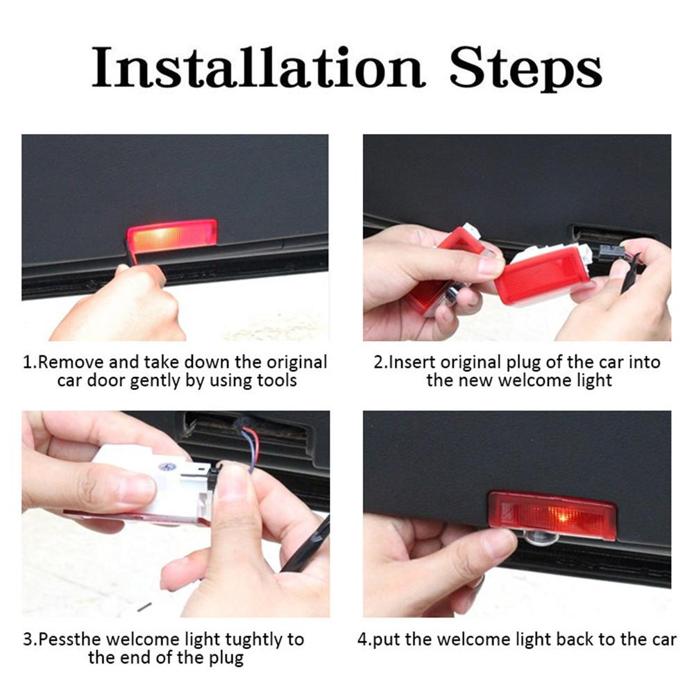 LED Car Door Logo Welcome Ghost Shadow Light Accessories For Mercedes Benz W212 W213 W166 W167 W176 W177 W246 W205 GLC C253 X253