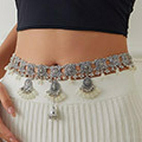 Vintage Water Drop Pendant Waist Chain for Women