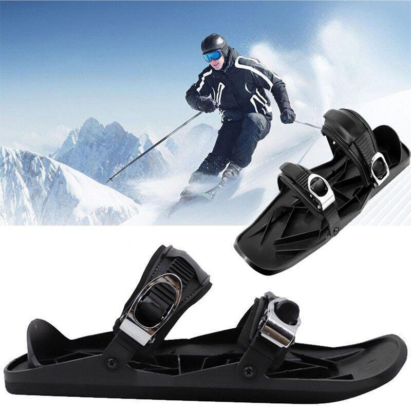 Mini-Ski-Skates Schneeschuhe Skier Snowboards Schnee-Kurzbrett Snowboard-Schuhe Verstellbare Bindungen Skischuhe Snowboard