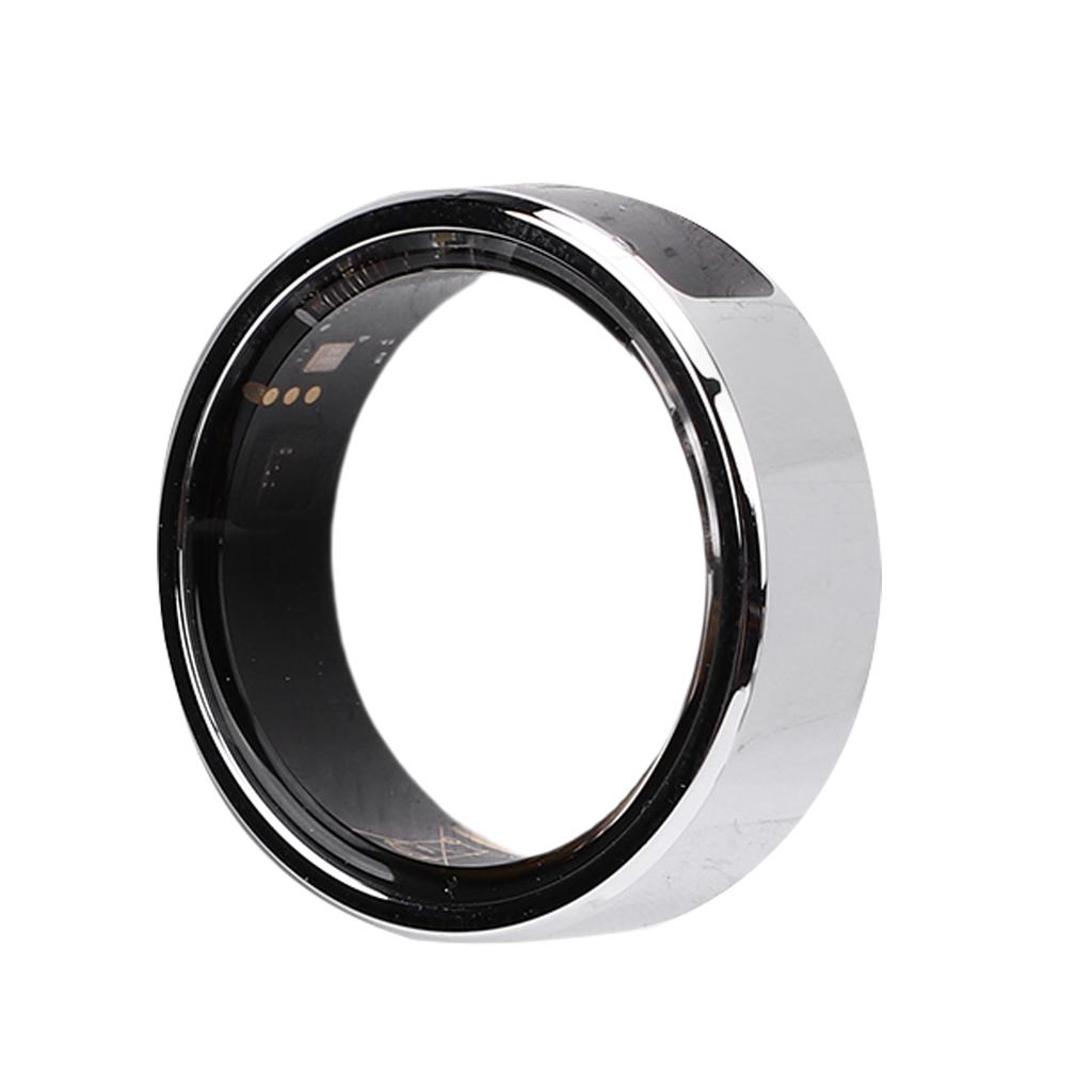 Smart Ring Fitness Tracker Men Women Touch Screen 5ATM Water Proof Health Exercise Record Steps with Charging Bay