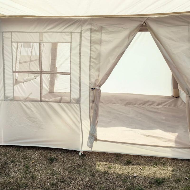 Portable 3-4 Person Inflatable Camping Tent with Canopy