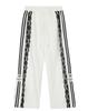 Damskie spodnie cargo Y2K Sweet Wide Leg Elastic Waist Drawstring Baggy Cargo Vintage Street Lace Striped Print Black Casual Trousers