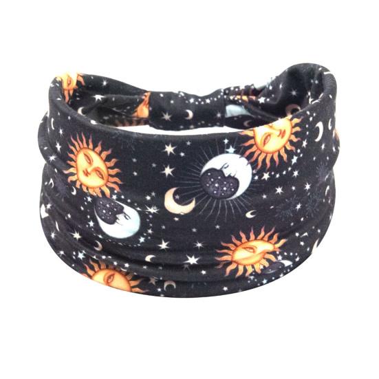 Large Bandeau Bohème Respirant Extensible Yoga Entraînement Cheveux Noués Femmes Africaines Filles Enveloppement de Tête Accessoires pour Cheveux