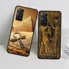 Egypt Pharaoh mural Phone Case For Xiaomi Redmi Note 12 Plus 12S 11 11T Pro 5G 11E 11S 4G 10 10S 9 9S 9T 8 8T 7 6 5 Cover Shell