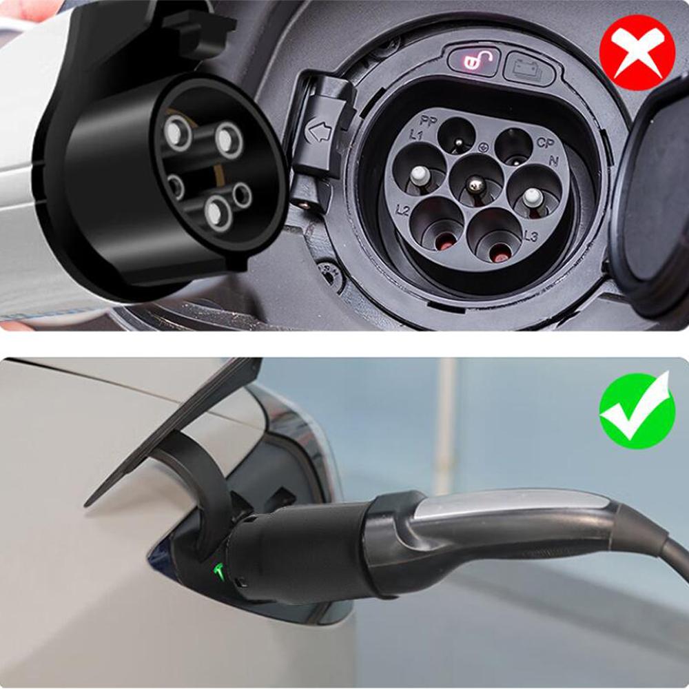 EV Chargers Connector Type 1 To Type 2 Adapter SAE J1772 To IEC62196 Electric Vehicle Charging Adapter