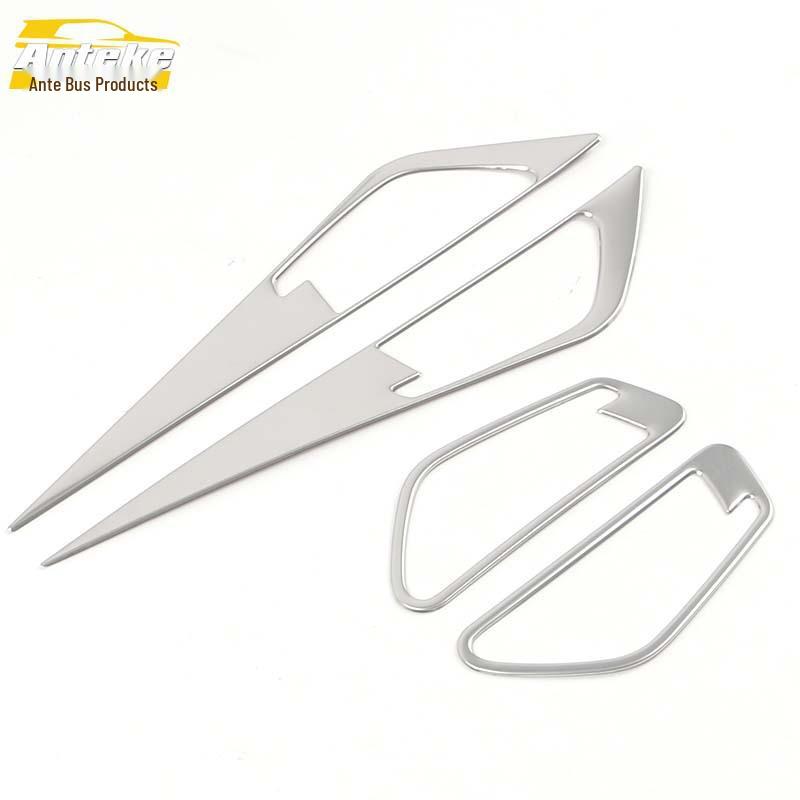 

21 Elantra Stainless Steel Interior Handle Bright Ring & Decorative Frame