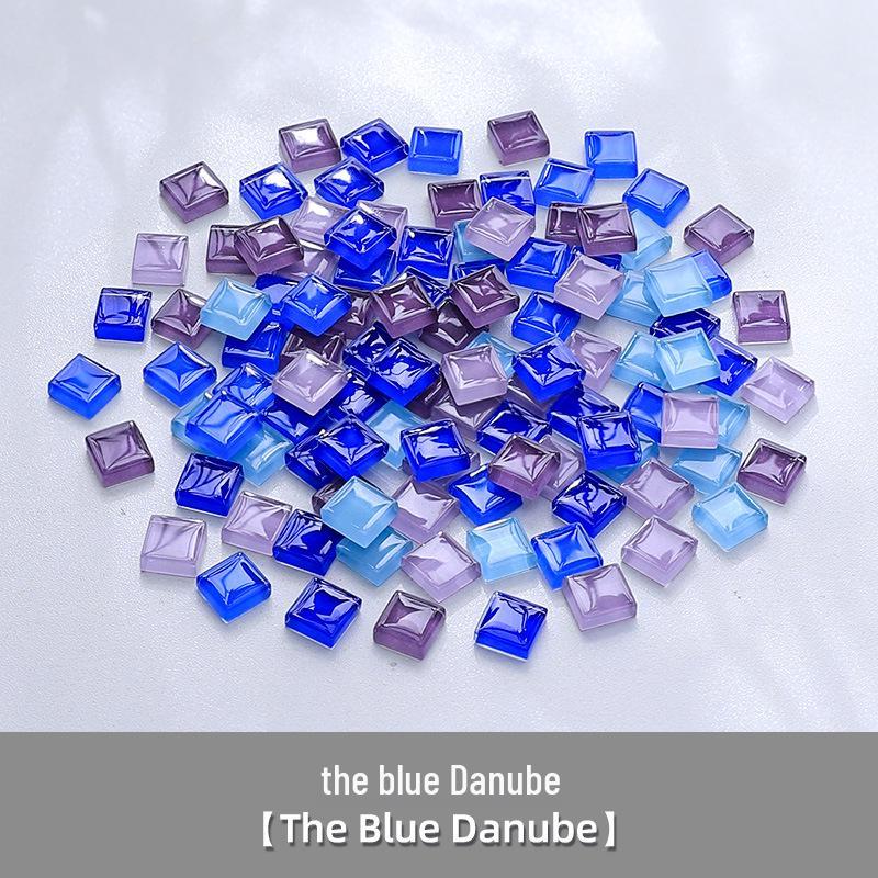 1cm Crystal Glass Colored Stones Mosaic DIY Kit for Kids