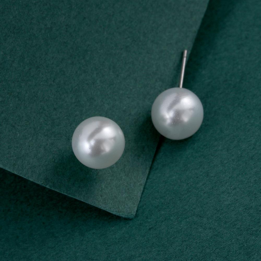 4mm 5mm 6mm 8mm 10mm 12mm Round Ball Earrings Round Shape Ear Stud  Wedding Engagement