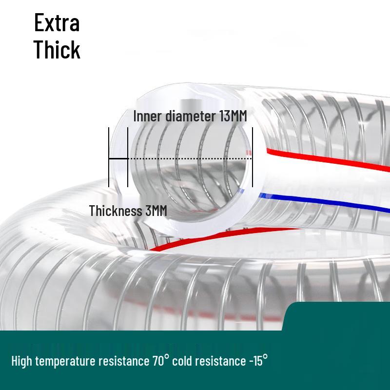 Xuan Yong 13mm PVC Steel Wire Reinforced Water Hose