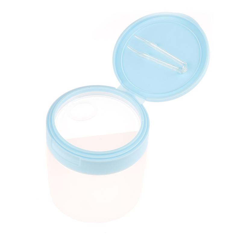 250/300/350 Ml Makeup Remover Cotton Cream Jar Lid Body Lotion Scrub Jar Cosmetic Container Travel Portable Bottle With Tweezers