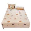 Winter Neuprodukt Milchsamt Spannbettlaken Einzelstück Bedrucktes Design Plus Samt Spannbettlaken Zuhause Schlafzimmer Rundum-Spannlaken Verrutschsicher