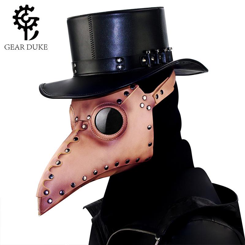 Steampunk Medieval Plague Beak Mask Anime Party Halloween Prop Decoration