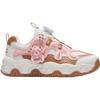 Anta Kids Synthetic Leather Fabric Comfortable Versatile Non-Slip Wear-Resistant Low-Top Casual Shoes Men Casual Shoes White Pink A22448829-1