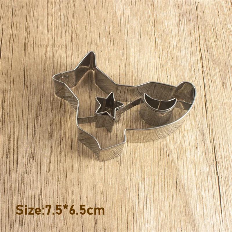 Halloweenská forma na sušenky Forma na sušenky s cukrovou polevou Nerezová forma na vykrajování sušenek Lebka Dýně Forma na dort Pečicí náčiní