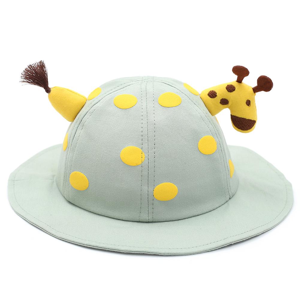 Hat Cotton Multicolor Cartoon Dot Pattern Outdoor Sunscreen Fisherman Hat
