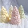 Top Quality Santa Claus Christmas Tree Candle Molds Dinner Cake Silicone Mold Soy Wax Silicone Mould Christmas Home Resin Decor