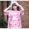 2026 Summer Fashion New Retro Fun Harajuku Cosplay Fan Lolita Girl Y2K 3D Printed Casual Sports Park Collar T-shirt Large Size
