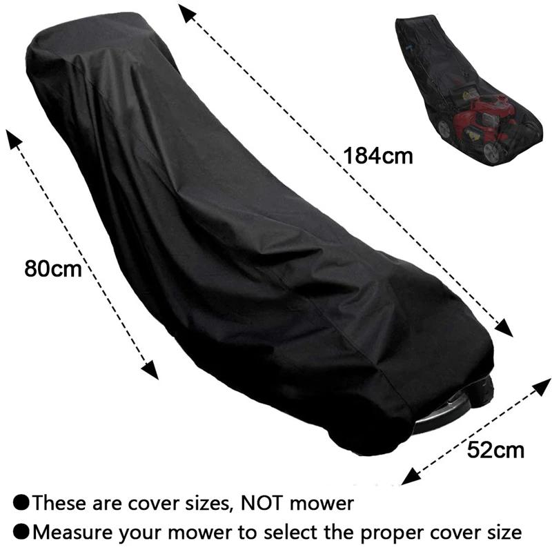 Lawn Mower Waterproof Cover Hand-pushed Grass Cutter Tractor Protective Supplies Garden Tool Lawn Scraper Dustproof Oxford Cover