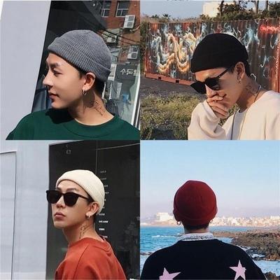 Fashion Hip-hop Street Fashion Men's And Women's Hats Warm Short Woolen Hat Concise Design Winter Plush Warm Caps