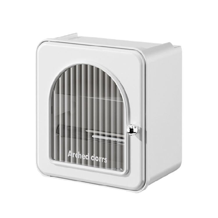 Practical Wall Mount Tissue Paper Holder Rack Makeup Storage Box Space Saving Hanging Cosmetics Organizer with Lid 1150₽