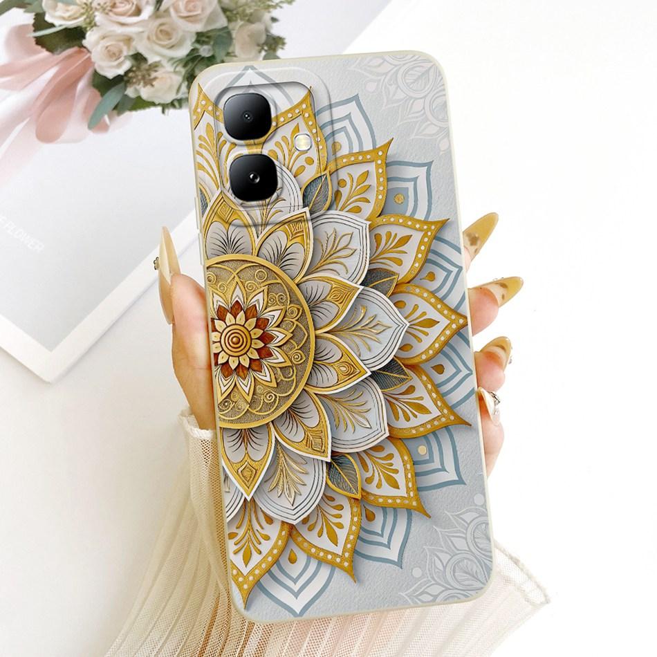 For Infinix Smart 20 2026 Cute Cat Flower Cartoon Phone Case For Infinix Smart20 X6840 X6840B Soft Silicone Covers Bumpers