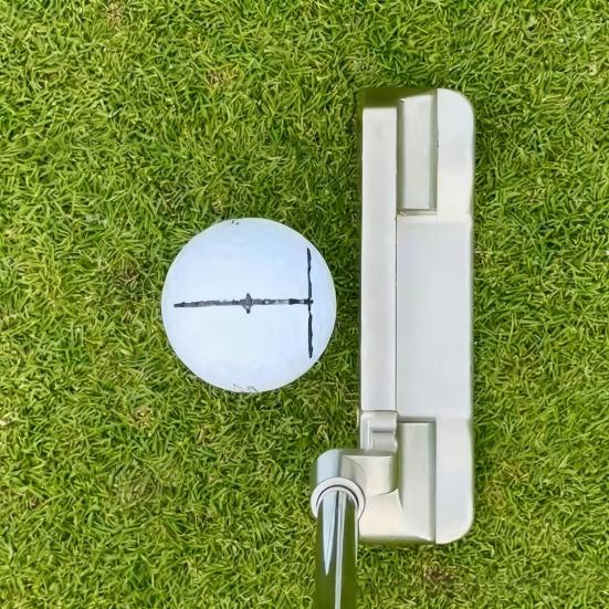 3Pcs Golf Ball Alignment Tool Impact Ball Liner Stencil Accurate Putter Face Target Line Precision Putting Aid