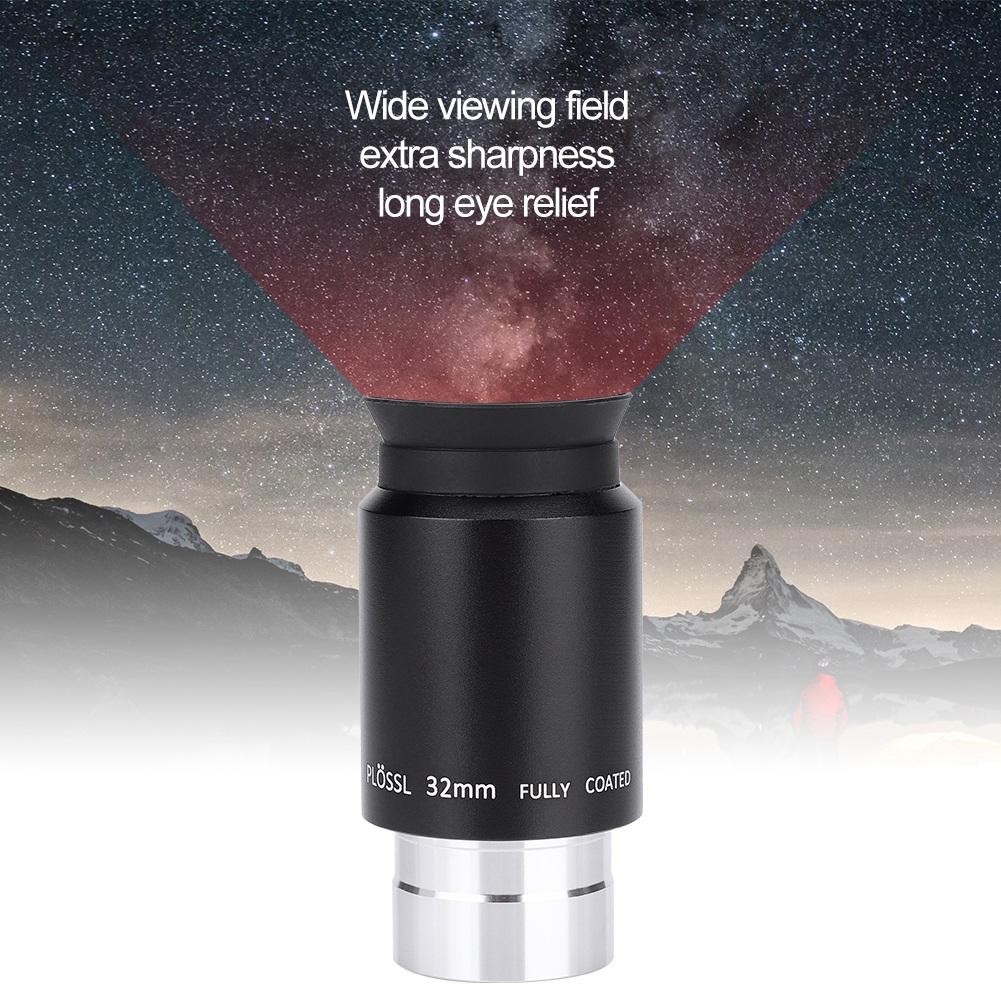 Astronomy Telescope Lens Eyepiece Plossl 32mm with 1.25  Filter Thread