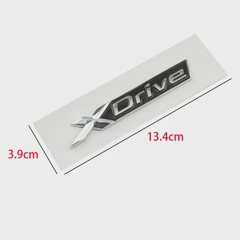 Auto ABS XDrive Kofferraum Kotflügel Tür Logo Abzeichen Emblem Aufkleber Styling Aufkleber Für B-M-W X1 X3 X4 X5 X6 X7 E84 F48 F25 G01 F15 G05 E71