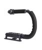 U-shaped DSLR Handheld Stabilizer with DV and C-shaped Bracket for Mobile and Flashlight