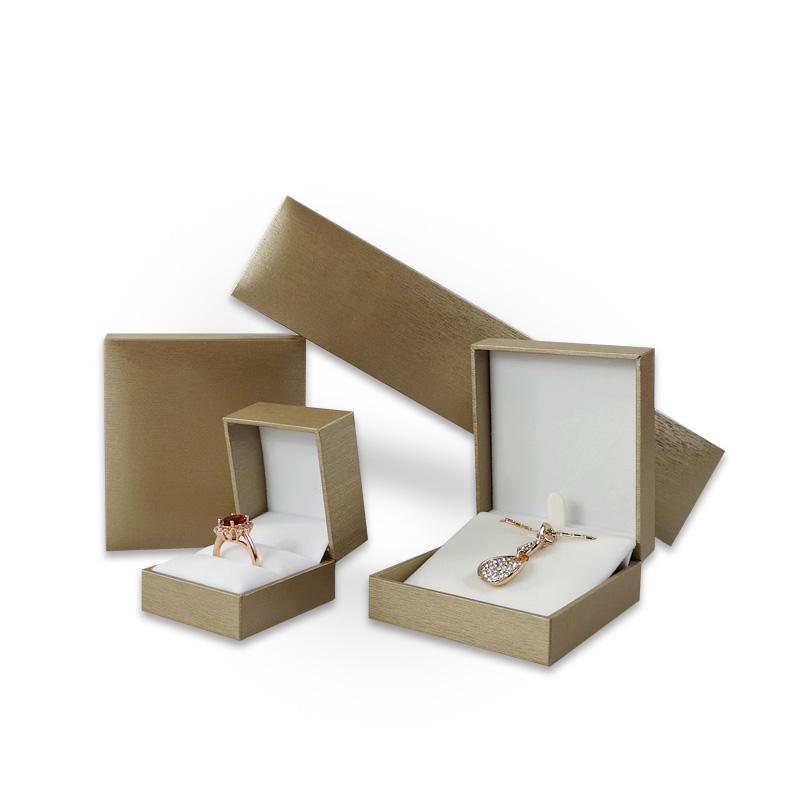

Premium Paper-filled Leather Right-angle Jewelry Storage Display Box Ring Necklace Pendant Bracelet Box Gift Packaging Box 1pcs