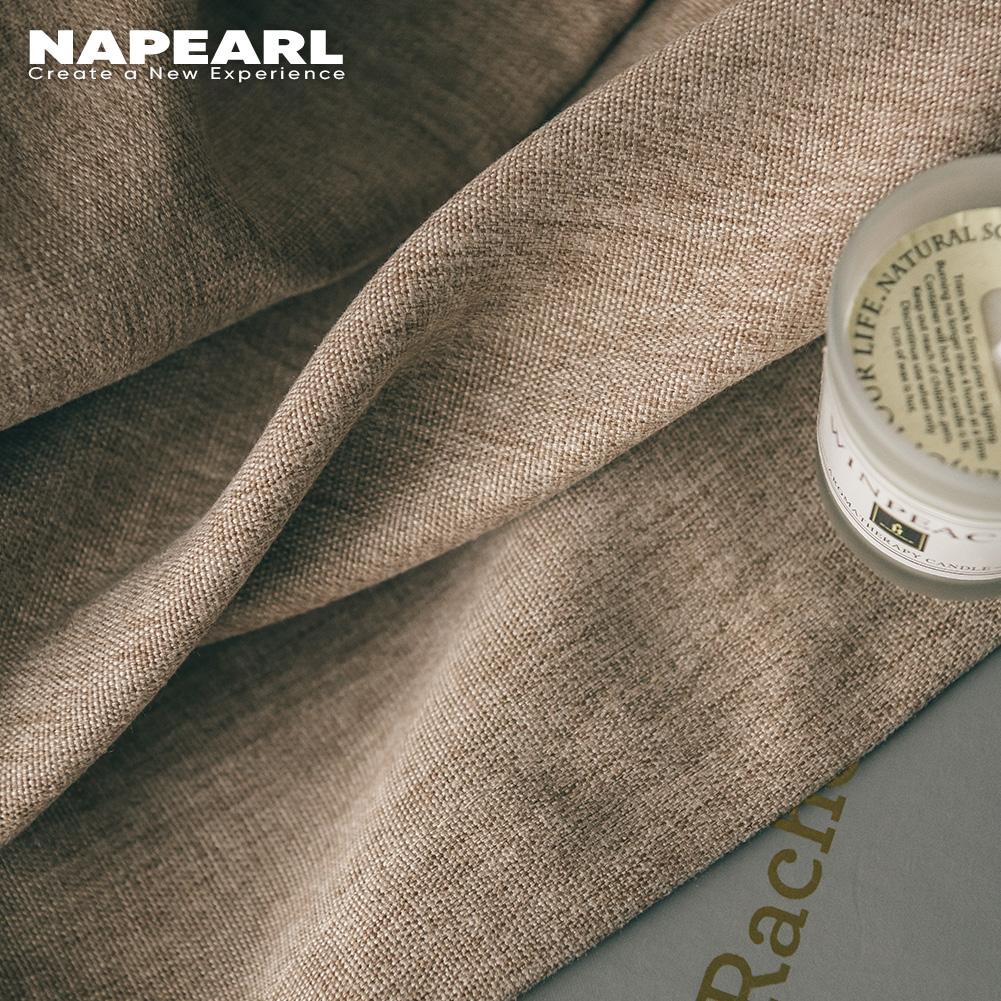 1 Stück NAPEARL Präzisions-Verdunkelungsvorhang 70% Verdunkelung Unifarbener Fensterbehang für Wohnzimmer Schlafzimmer Heimdekoration