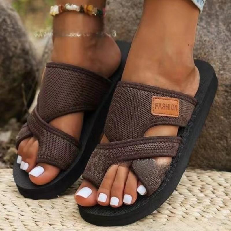 Mode Été Chaussures Femme Sandales Chaussures de Marche de Plage Sandales d'Extérieur pour Femmes Chaussures Souples Femme Slip On Chaussures Femme Pantoufles Femmes