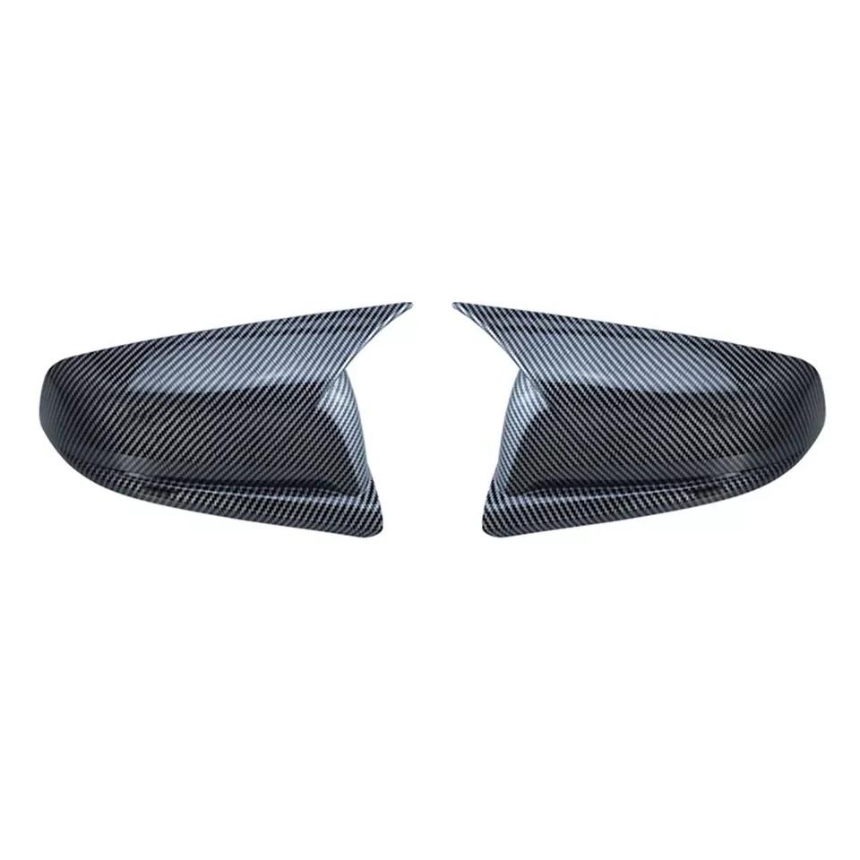 For US Chevrolet Malibu 2012-2015 Car Sticker Rearview Side Mirror Cover Wing Cap Exterior Door Rear View Case Trim Carbon Fiber