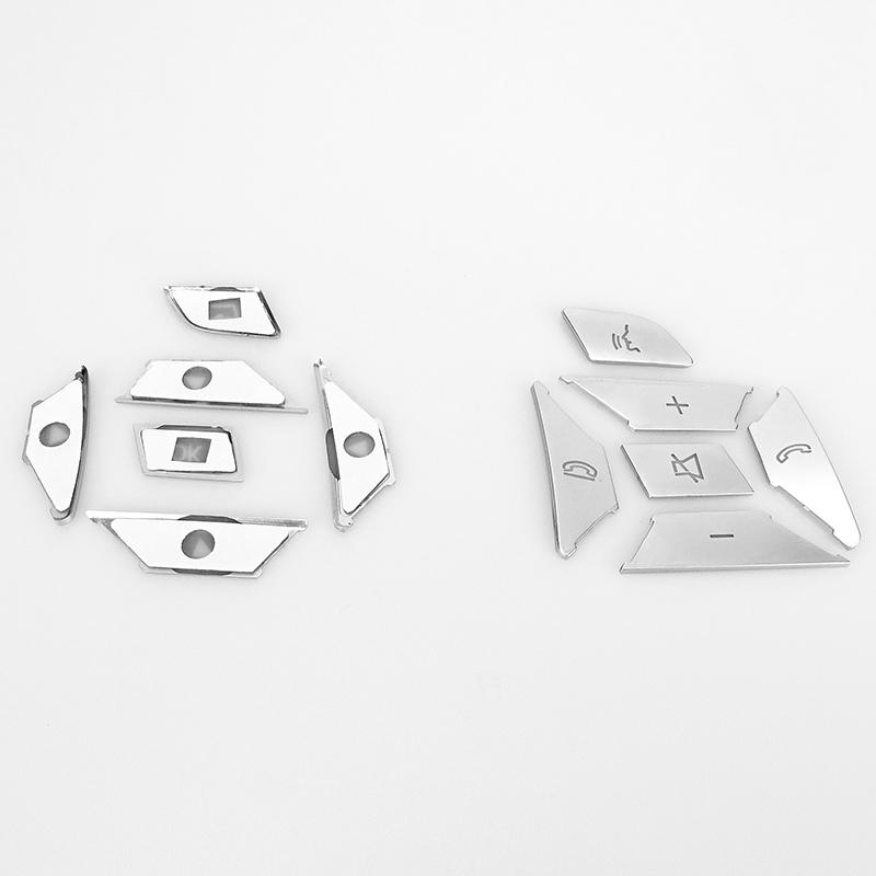 1 Satz Lenkrad-Knopfschalter-Trim-Abdeckungs-Reparatur-Abziehbild-Aufkleber für Mercedes-Benz ABCE CLA SLK-Klasse W176 W246 W212