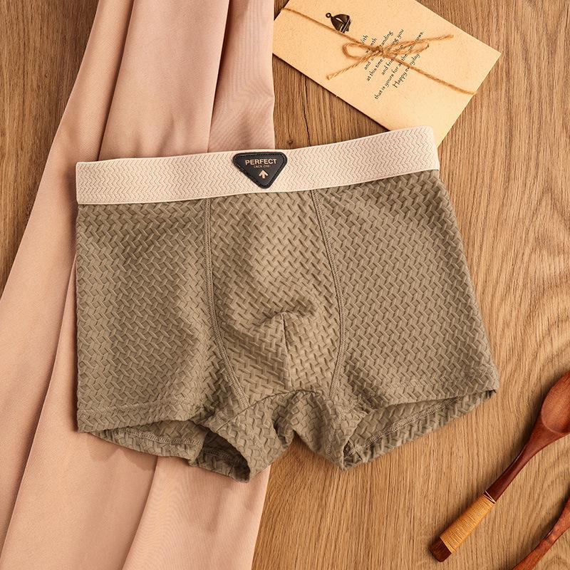 

Men s Summer Ice Silk Quick-Dry Breathable Boxers XXXL хаки