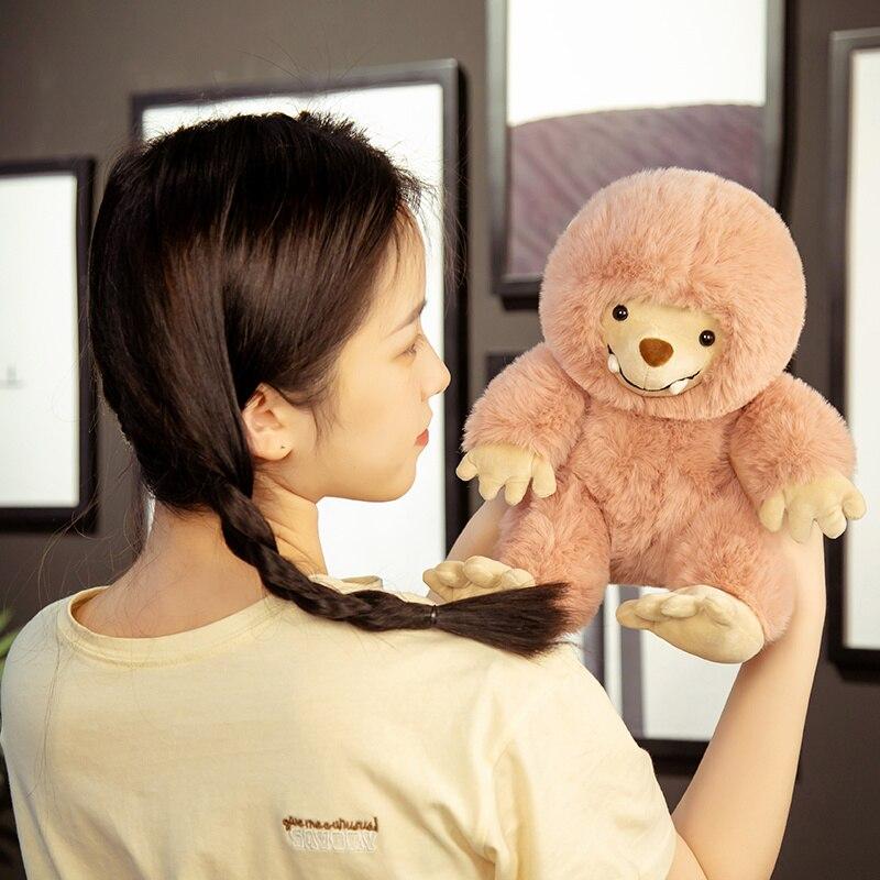 1pc 25cm Adorable Animal Plush Toys Kawaii Bigfoot Dolls Creative Little Monster Plush Pillow For Children Girls Birthday Gifts