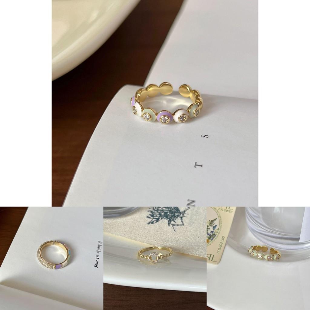 Luxe Non-fading Adjustable Copper Ring For Women With Modern Geometric Style For Chic Outfits