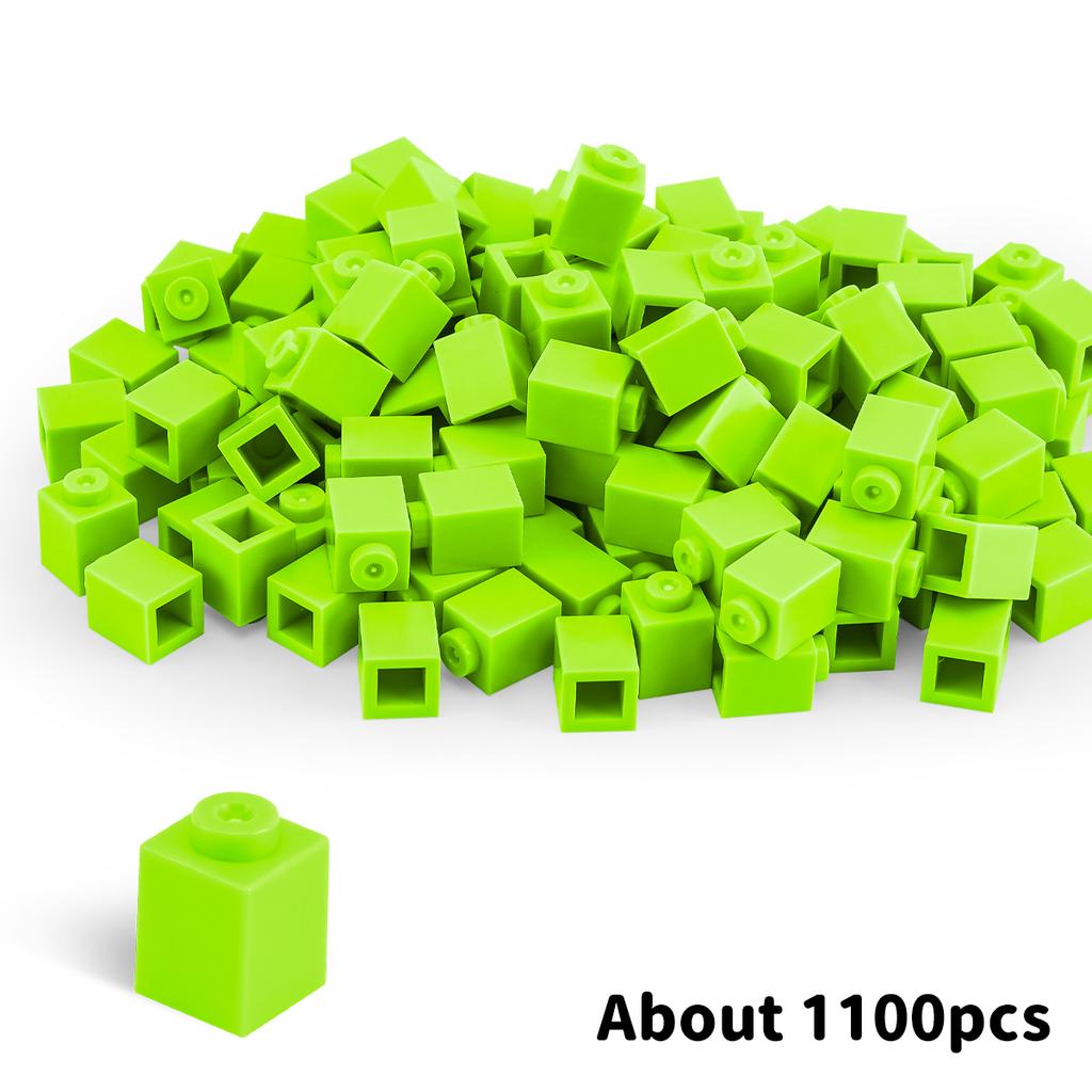 500g1x1 DlY Construction Blocks Thick FiguresBricks 2x2 Dots Instructive Creative SizeCompatible Featuring Plastic Playthings forChildren