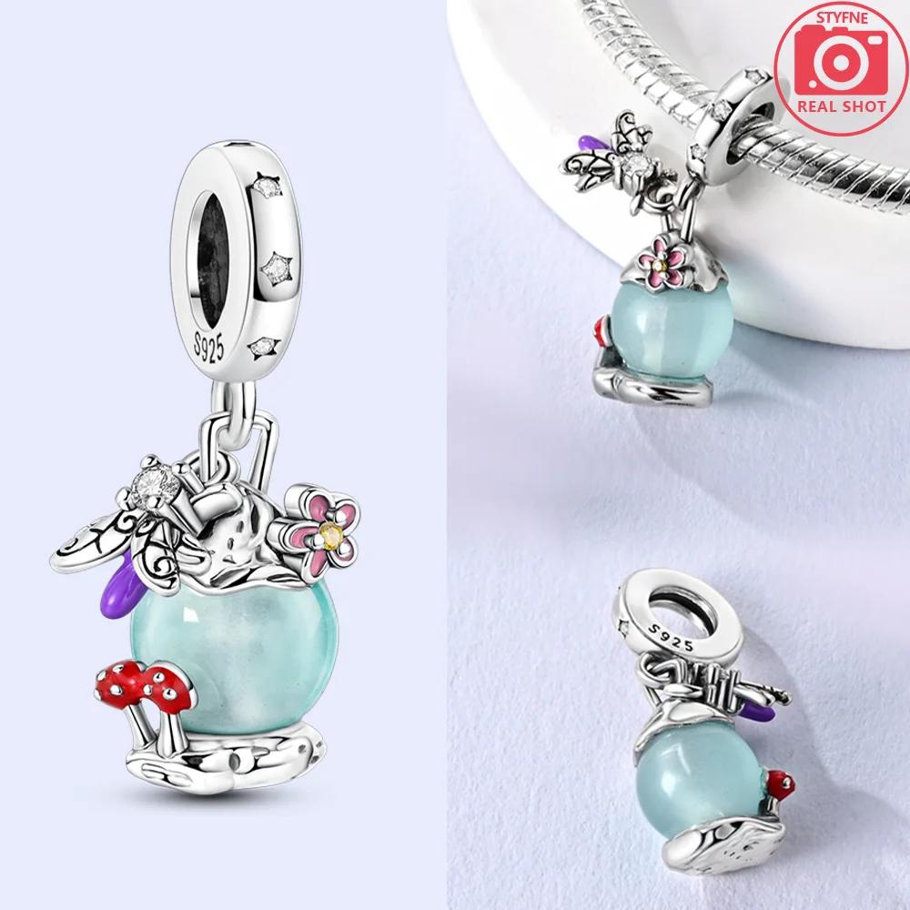 Copper Original Bead Inlaid Zirconium Bowknot Love Heart Balloon Charms Pendants Fit Bracelet Diy Jewelry Marking