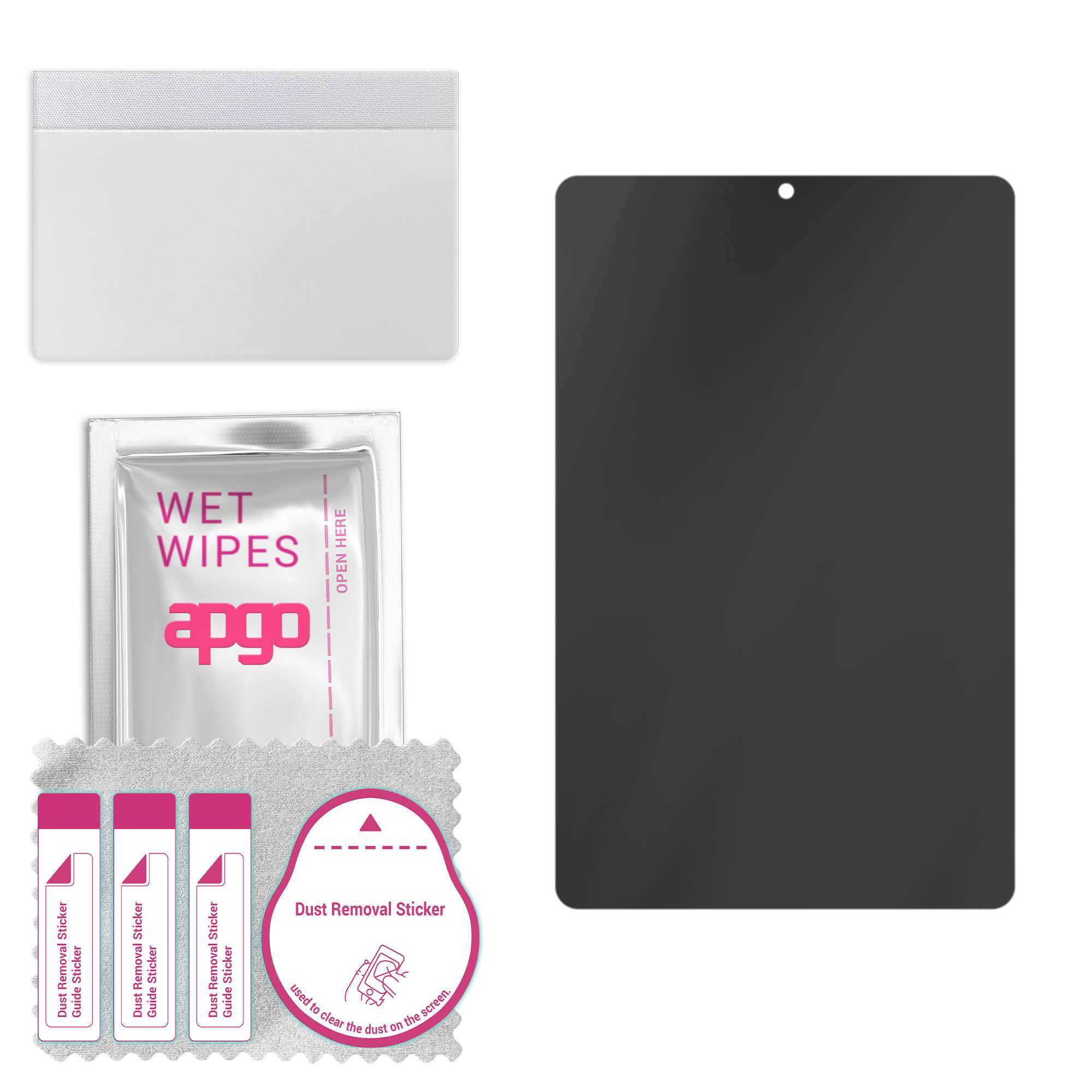 

apgo Privacy Matte Hybrid protective glass compatible with Lenovo Tab M9, flexible nano glass, great replacement for tempered glass, scratch-resistant