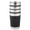 4pcs 170ml Stainless Steel Mini Portable Coffee Wine Cup with Leather Cover