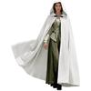 Renaissance Kapuzenumhang Halloween Mittelalter Kostüm Cosplay Langer Umhang Schal für Herren und Damen Geschenke