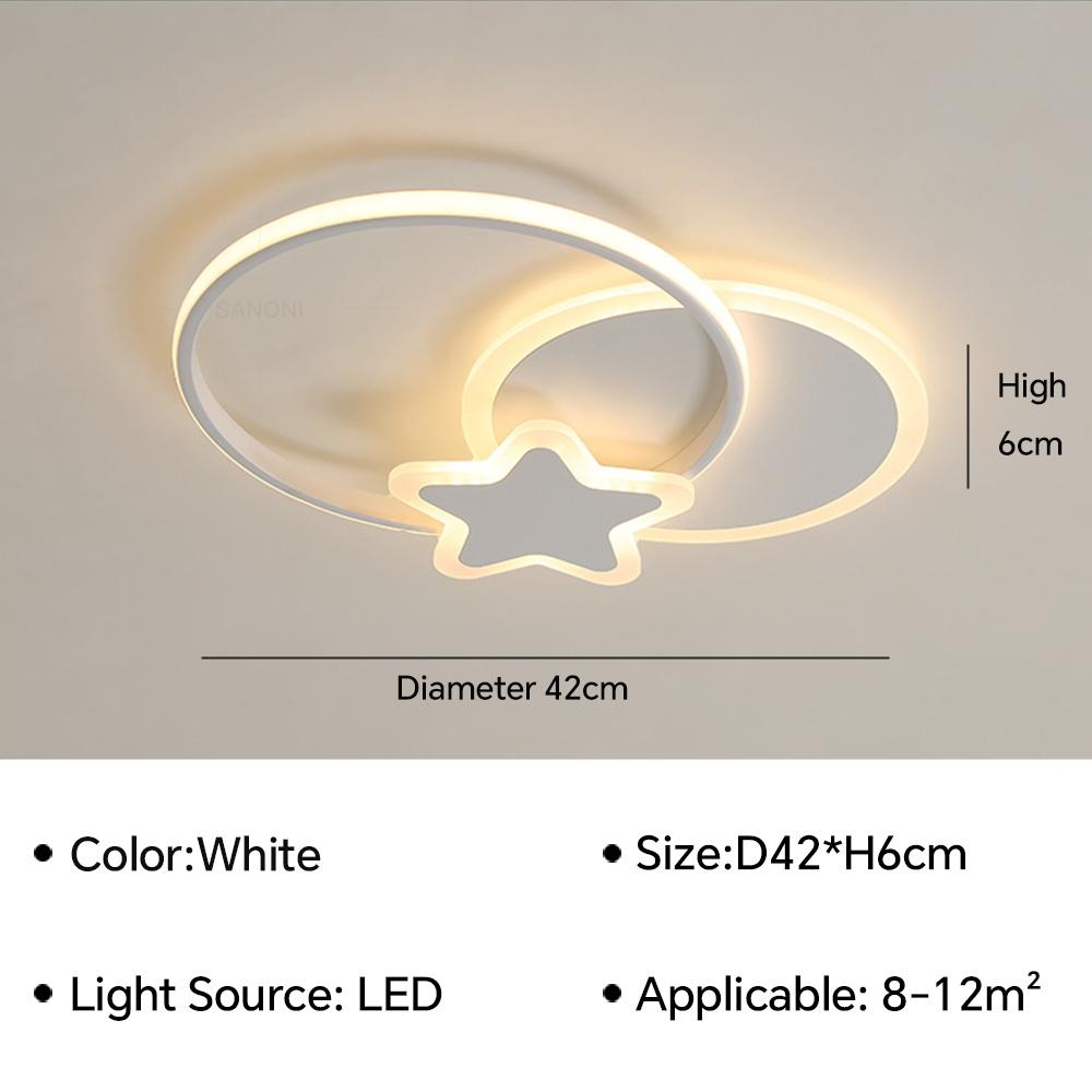 Modern LED Ceiling Lamp For Children Room Living Dining Bedroom Study Aisle Chandelier Indoor Home Decor Lighting Fixture Luster
