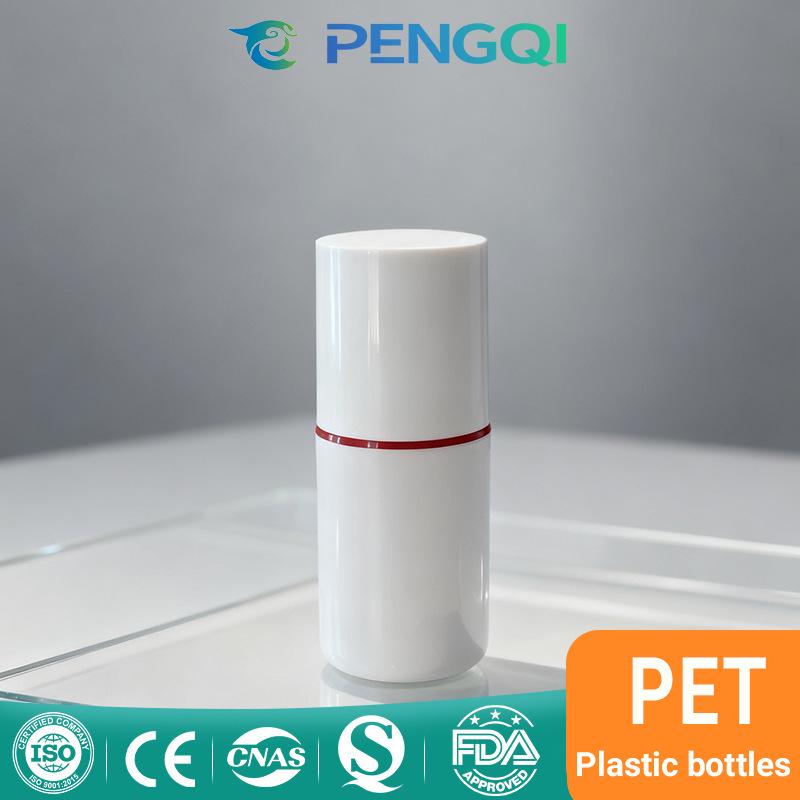 60ml Wide Mouth Transparent Cosmetic Spray Bottle White Acrylic 60ml