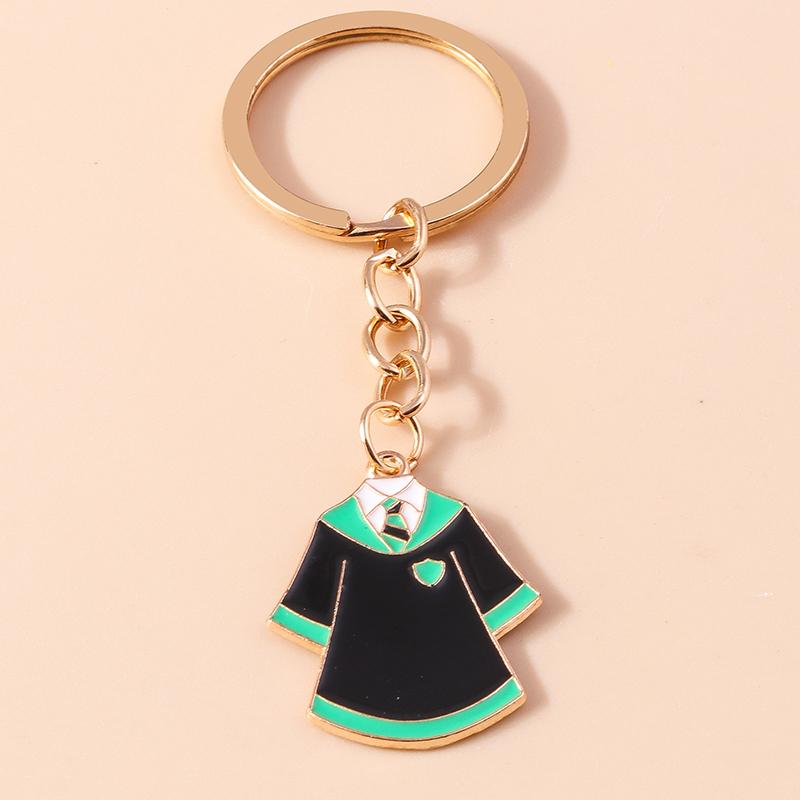 Cute Academic Dress Keychain for Graduation Ceremony Mortarboar Pendant for Students Bag Accessories Creative Jewelry Gift
