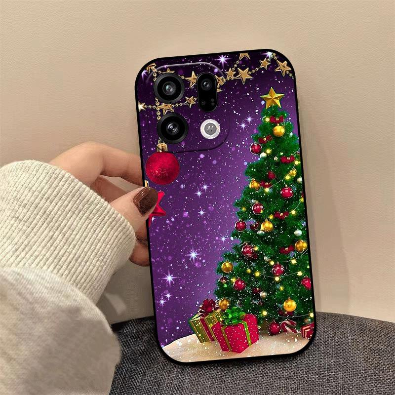 Christmas Phone Case For OPPO Find X9 Pro FindX9 X8 Ultra X8s X8Pro X8s + Plus Shockproof Protect Soft Silicone TPU Cover Coque