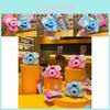 Stylish Pink Xiaobai Sweet House Cloud Projection Camera Keychain For Bags And Keys
