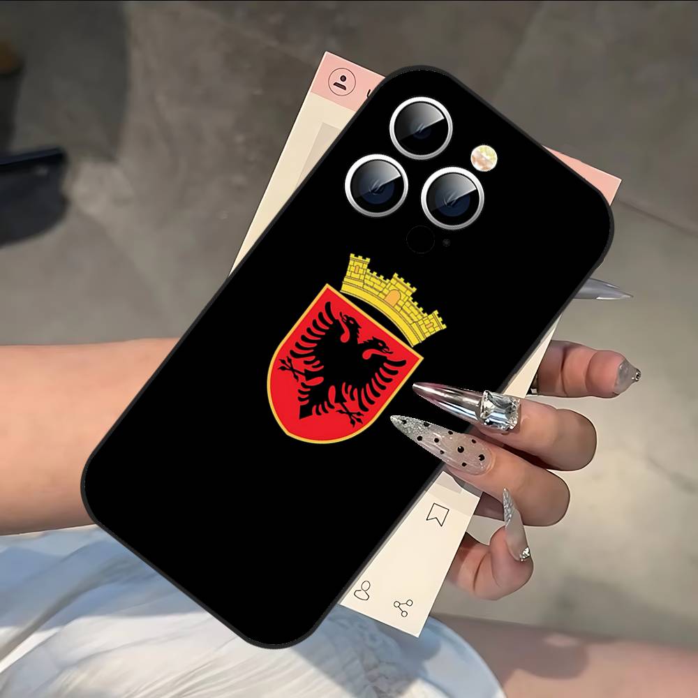 A-Albania F-Flag Phone Case For IPhone 17/16/15/13/14 Pro Max/ 11Plus/X/Xr/Xs Max/12mini